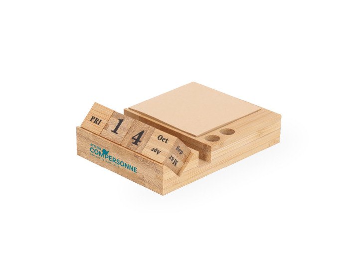 Calendrier perpétuel en bois