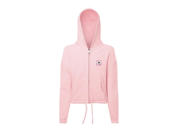 Veste zipp&eacute;e enfant rose
